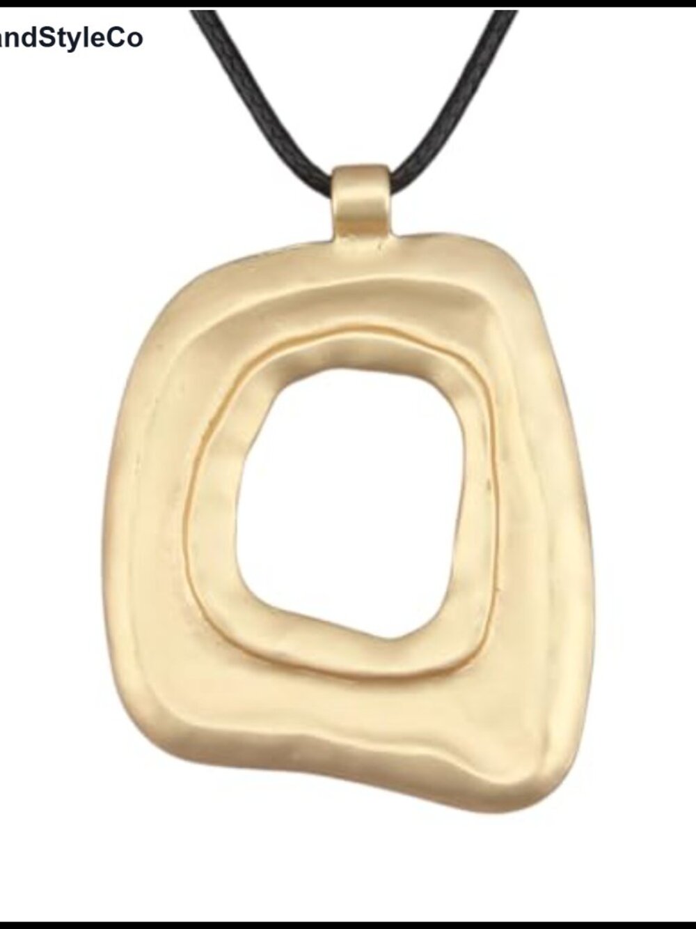 Women's Leather Long Pendant Necklace Boho Adjustable